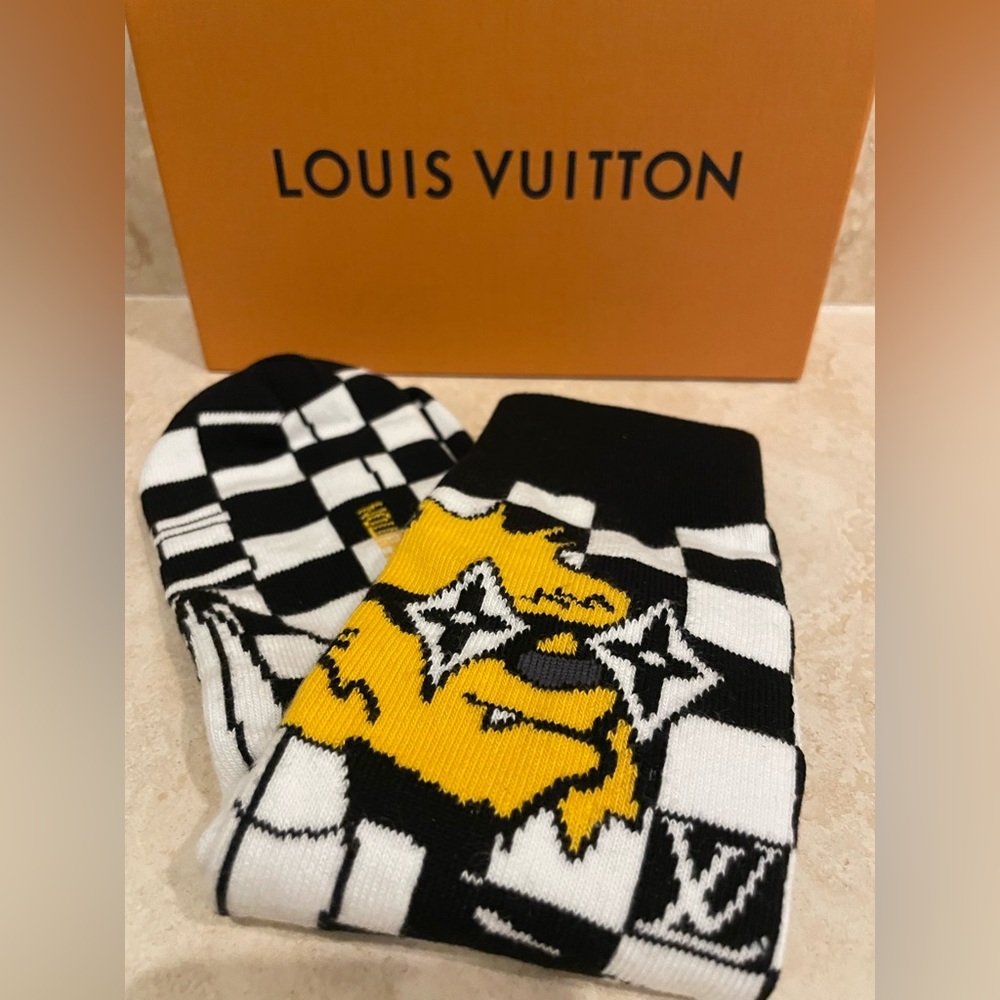 Louis Vuitton xVirgil Abloh Archives Socks  NIB